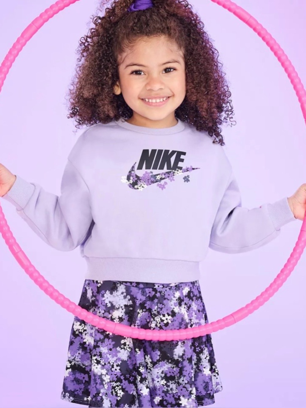 NIKE Girl’s Crew Neck Sweatshirt - Size 2T (1-2 years)